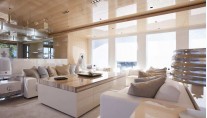 50m motor yacht La Pellegrina - Saloon